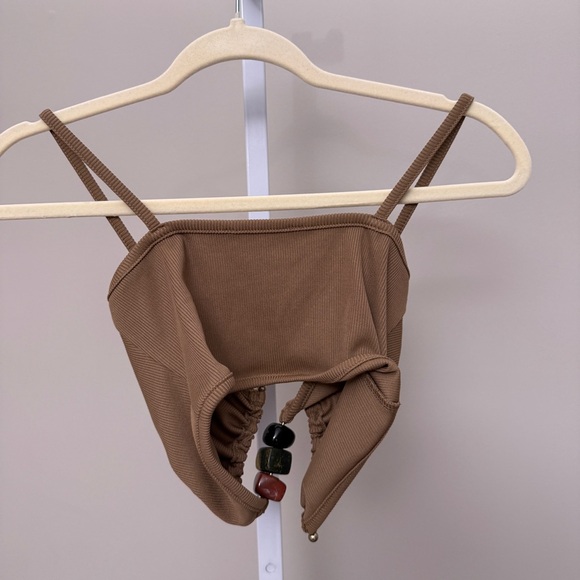 Christopher Esber Brown Bikini Top size 8/ us2 - Picture 5 of 6